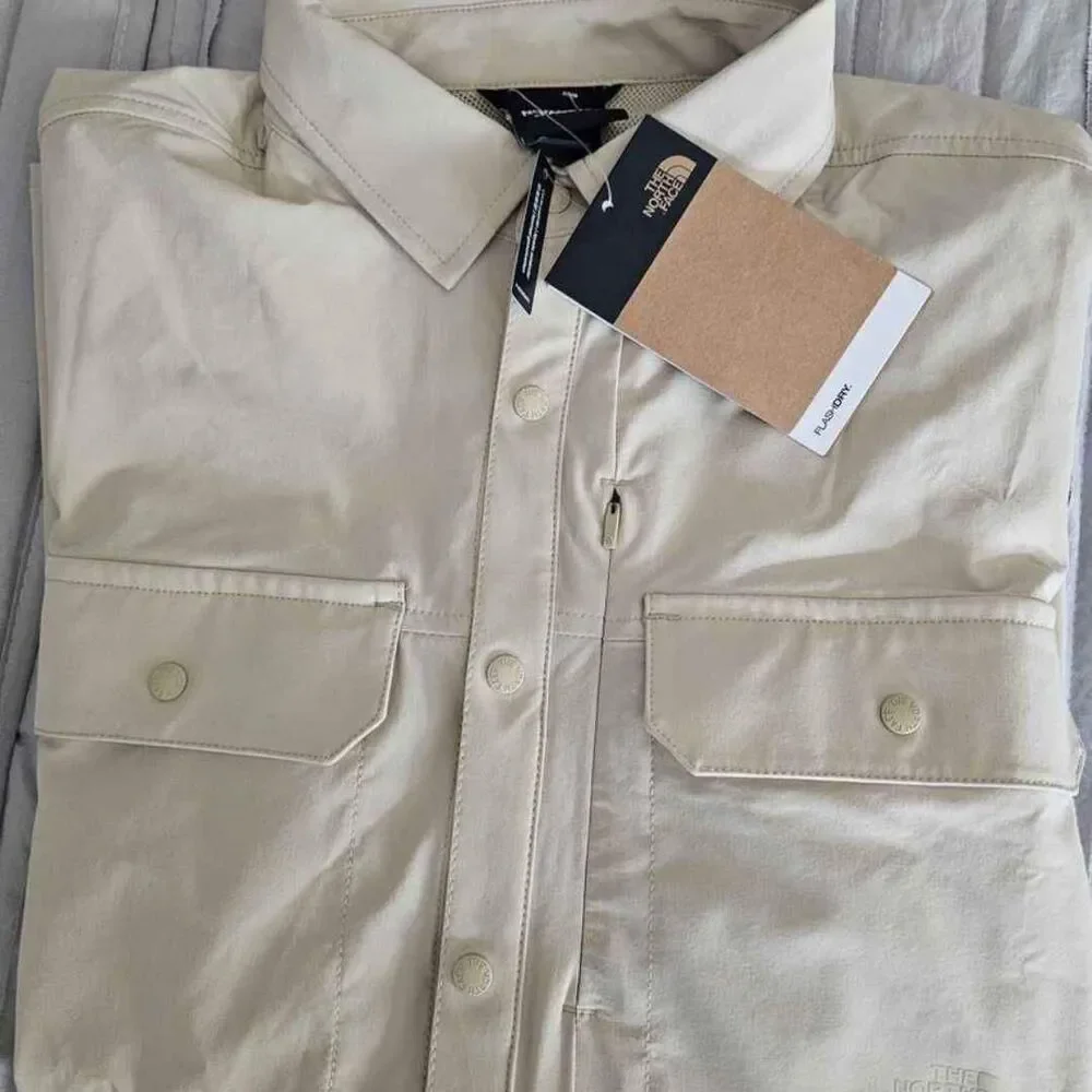 The NorthFace Long-Sleeved FlashDry New Shirt in Men's Small